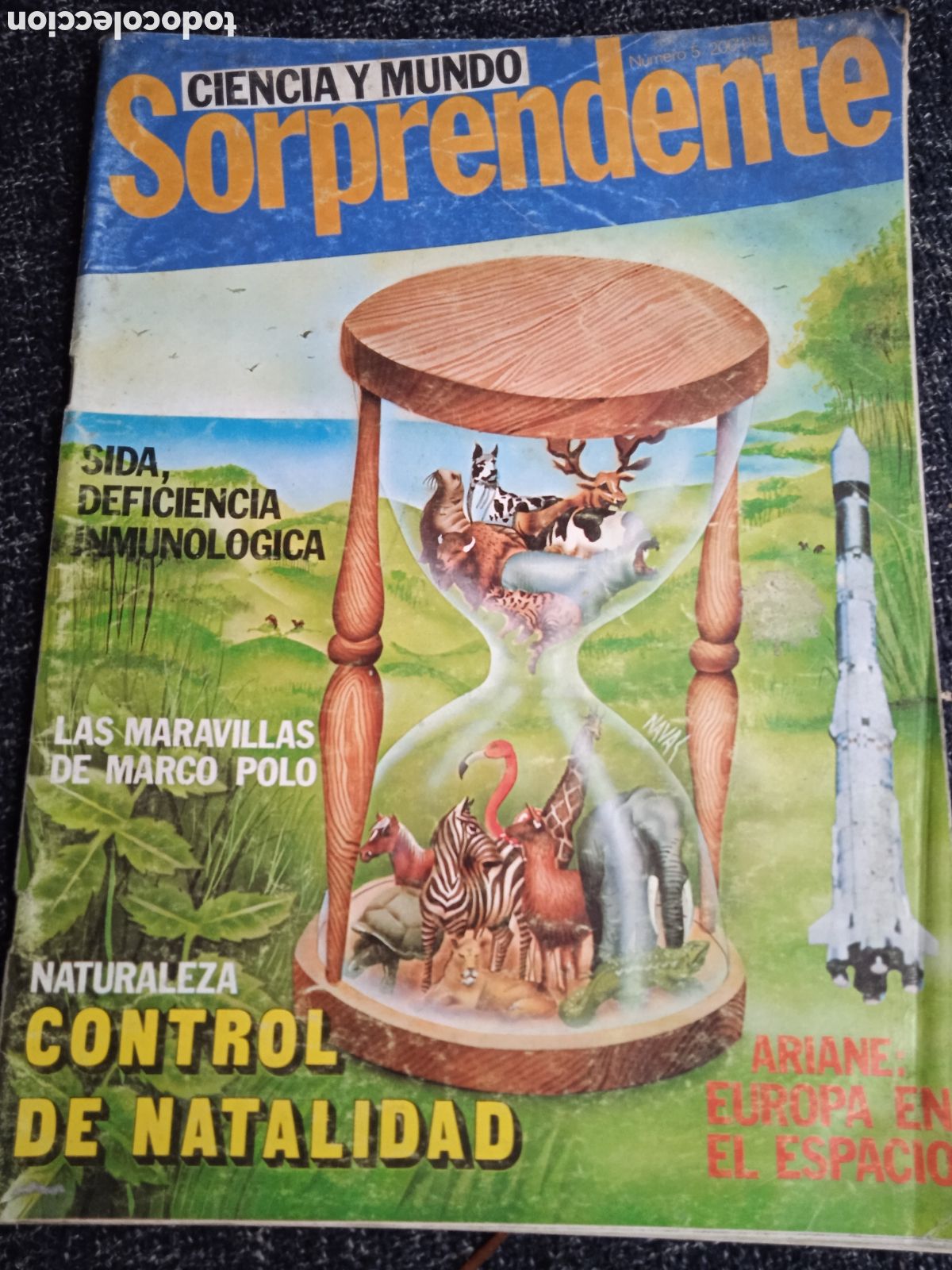 Collezionismo di Riviste e Giornali: CIENCIA MUNDO SORPRENDENTE N&ordm; 5 A&Ntilde;OS 80