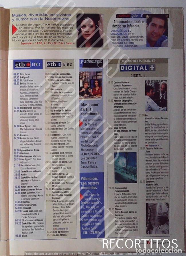 Coleccionismo de Revistas y Peri&oacute;dicos: DAVID SCHWIMMER FRIENDS ROSS MADONNA AMERICAN PIE