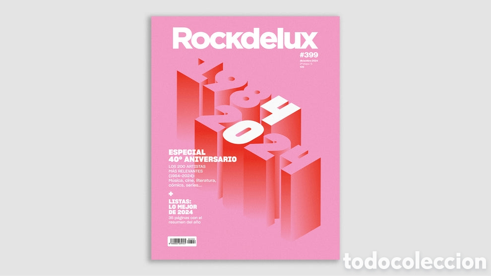 Coleccionismo de revistas y peri&oacute;dicos: Rockdelux 399 Nueva etapa- Especial 40&ordm; Aniversario. Diciembre 2024