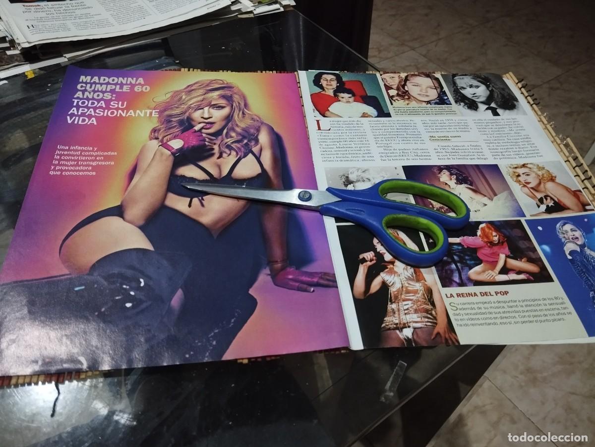 Coleccionismo de Revistas y Peri&oacute;dicos: MADONNA MUY SEXY CUMPLE 60 A&Ntilde;OS RECORTE REVISTA 4 P&Aacute;GINAS 2018