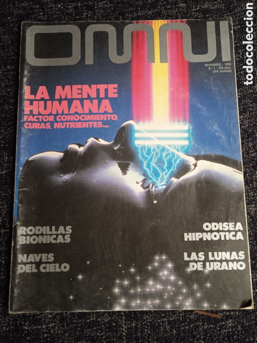 Coleccionismo de revistas y peri&oacute;dicos: OMNI N&ordm; 1 - NOVIEMBRE 1986. LA MENTE HUMANA.
