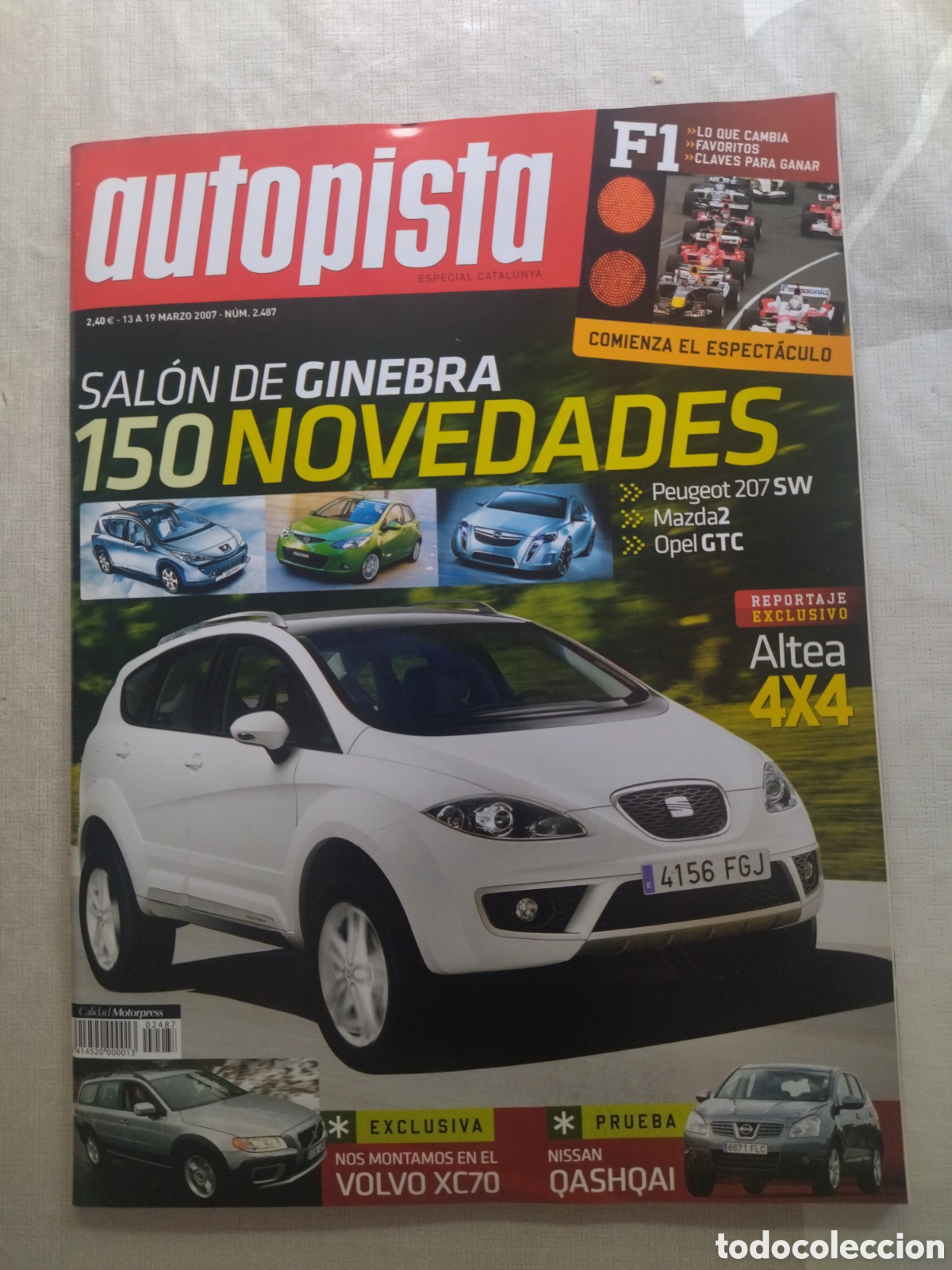 Coleccionismo de Revistas y Peri&oacute;dicos: Autopista n&deg; 2.487 F1 # Sal&oacute;n de Ginebra