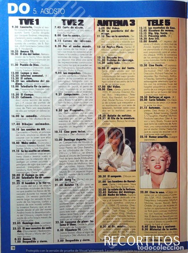 Coleccionismo de revistas y peri&oacute;dicos: BLANCA FERNANDEZ OCHOA MARILYN MONROE