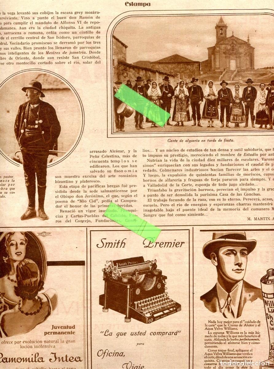 Coleccionismo de Revistas y Peri&oacute;dicos: REVISTA A&Ntilde;O 1930 LOS CHARROS DE LA ALQUERIA SALAMANCA VESTIDO TIPICO VUELTA PAIS VASCO ORDU&Ntilde;A