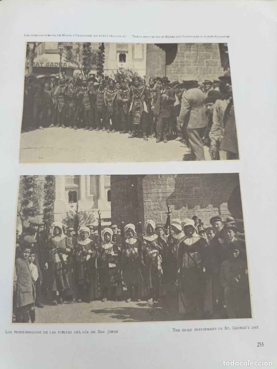 Collection Magazines and Newspapers: FIESTAS MOROS Y CRISTIANOS ALCOY DIA DE SANT JORDI ALICANTE HOJA A&Ntilde;O 1927