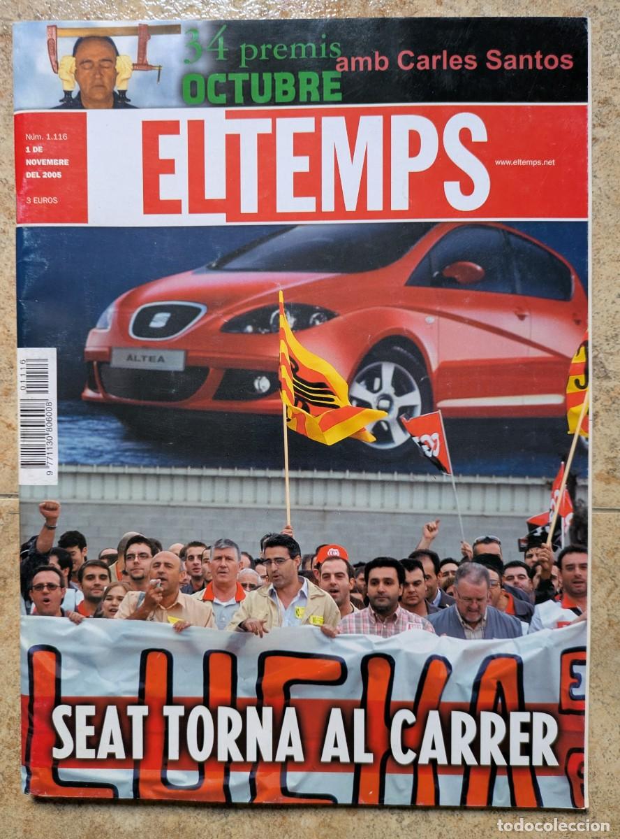 Coleccionismo de revistas y peri&oacute;dicos: Semanari El Temps. Novembre 2005. SEAT torna al carrer