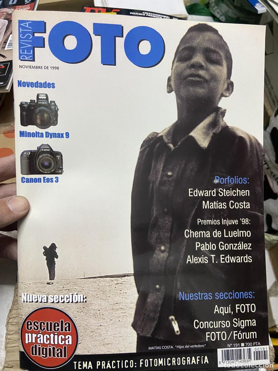 Collectionnisme de Revues et Journaux: REVISTA FOTOGRAFIA FOTO # 191 A&Ntilde;O 1998 Edward Steichen Matias Costa Chema de Luelmo Pablo Gonzalez