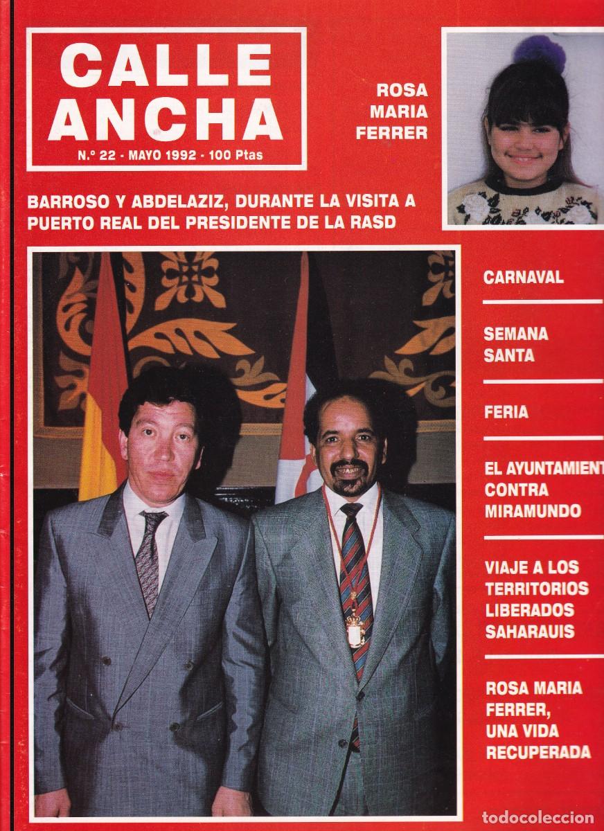 Coleccionismo de Revistas y Peri&oacute;dicos: REVISTA CALLE ANCHA N&ordm; 22 - PUERTO REAL - A&Ntilde;O 1992 - FOTO ADICIONAL