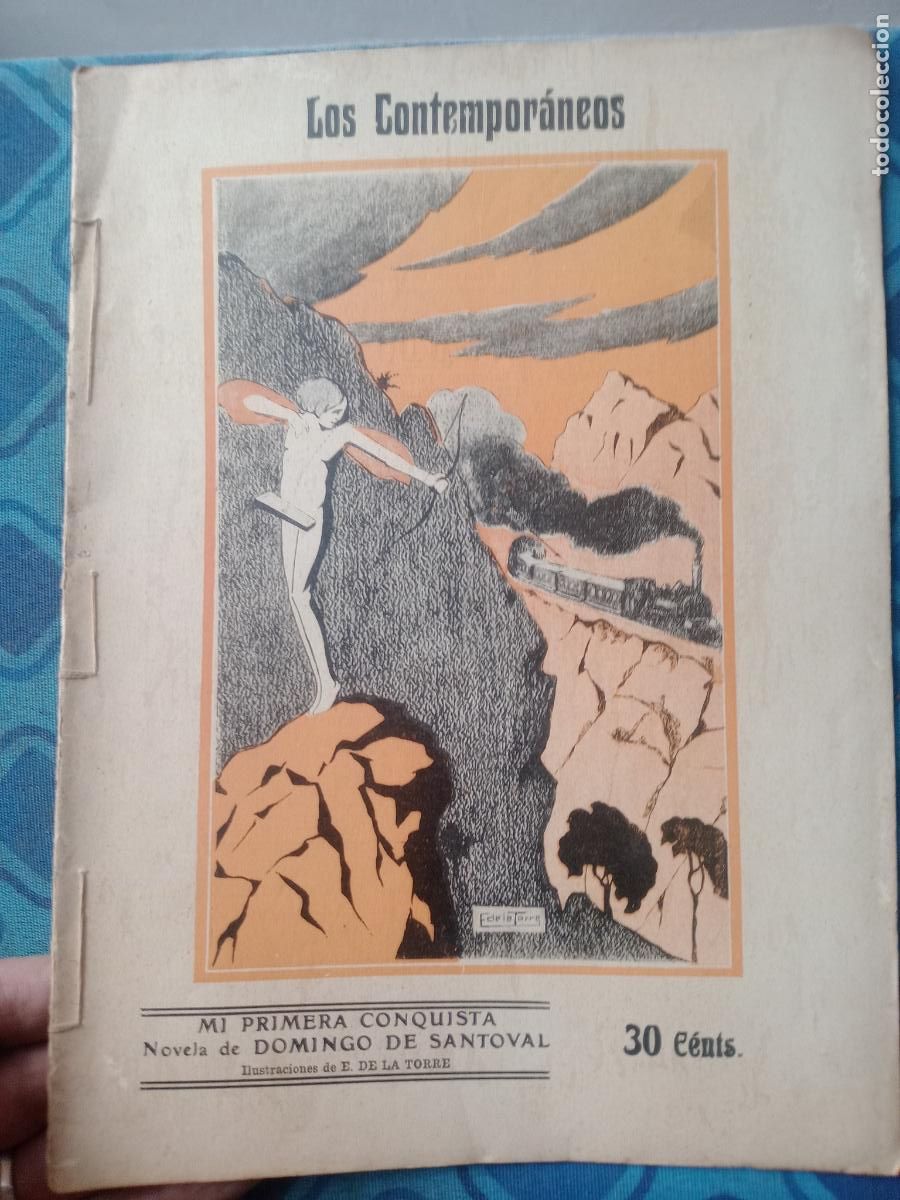 Coleccionismo de Revistas y Peri&oacute;dicos: Mi primera conquista. Domingo de Santoval 1912 Revista ilustrada Los Contempor&aacute;neos