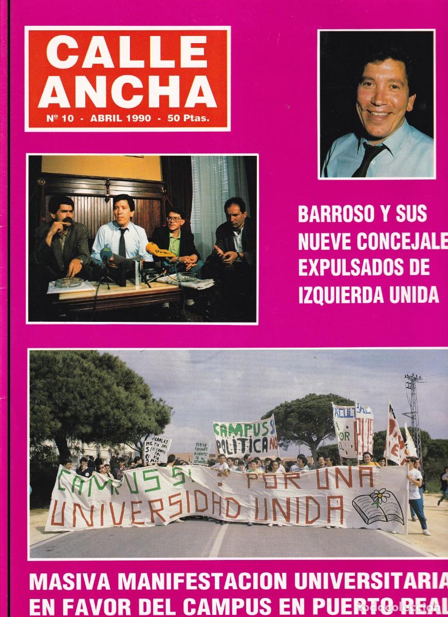 Coleccionismo de Revistas y Peri&oacute;dicos: REVISTA CALLE ANCHA N&ordm; 10 - PUERTO REAL - A&Ntilde;O 1990