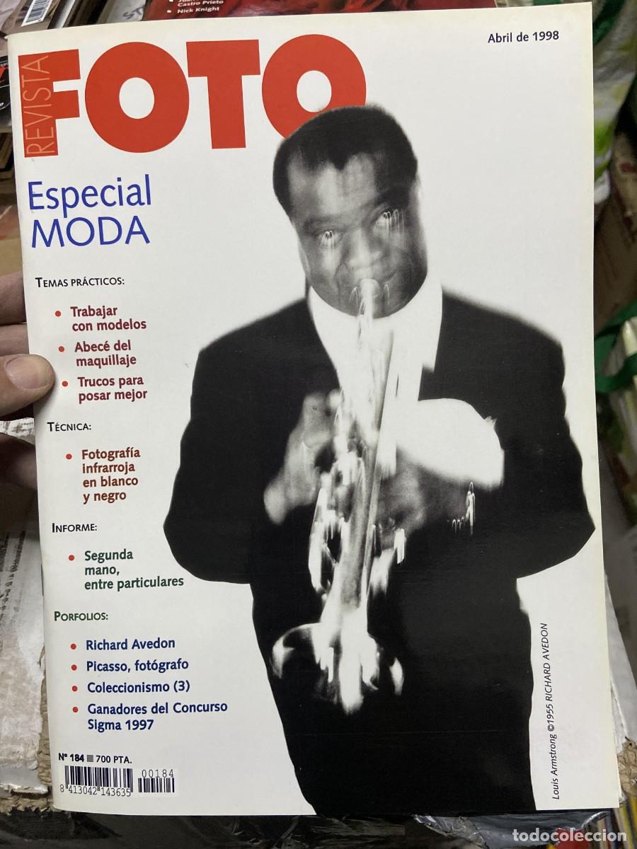 Collection Magazines and Newspapers: REVISTA FOTO A&Ntilde;O XVI # 184 ABRIL 1998 RICHARD AVEDON LOLA GARRIDO CARLOS RUBIO PICASSO