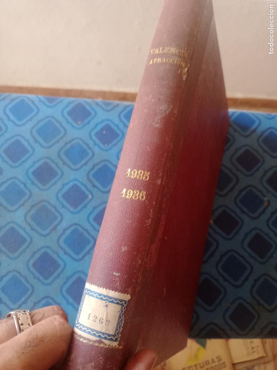 Coleccionismo de Revistas y Peri&oacute;dicos: Valencia Atracci&oacute;n encuadernado de 1935 y 1936