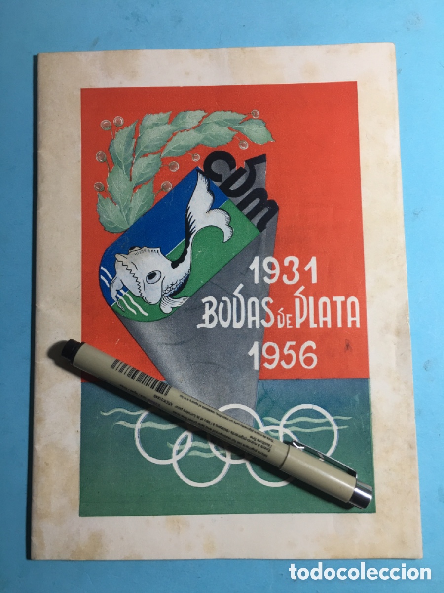 Coleccionismo de revistas y peri&oacute;dicos: 1931/56 BCN SANS ''CLUB ESPORTIU MEDITERRANI'' BODAS DE PLATA 5-6/56 N&ordm; 23 BOLET&Iacute;N EXTRAORDINARIO