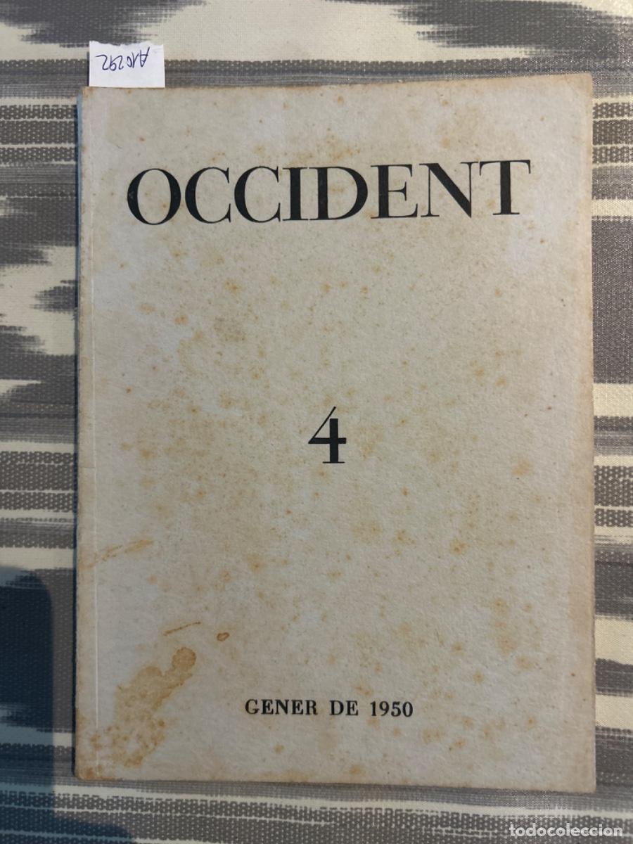 Coleccionismo de Revistas y Peri&oacute;dicos: REVISTA OCCIDENT, NUMERO 4, 1950