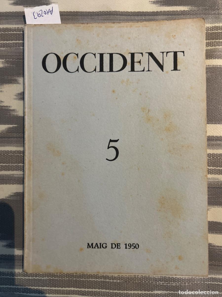 Coleccionismo de Revistas y Peri&oacute;dicos: REVISTA OCCIDENT, NUMERO 5, 1950