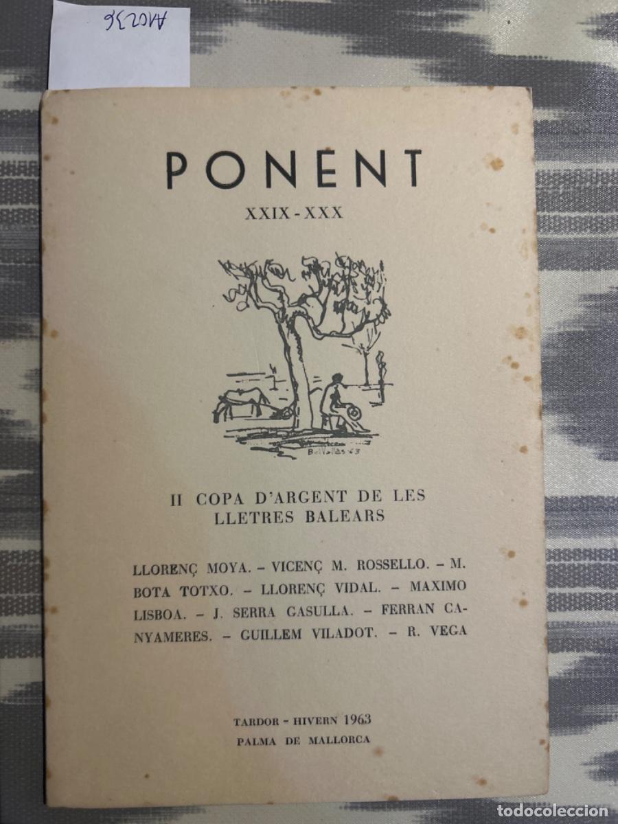 Collection Magazines and Newspapers: REVISTA LITERARIA PONENT, CIUTAT DE MALLORCA, XXIX XXX, 1963
