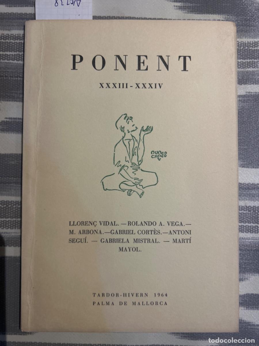 Collection Magazines and Newspapers: REVISTA LITERARIA PONENT, CIUTAT DE MALLORCA, XXXIII XXXIV, 1964