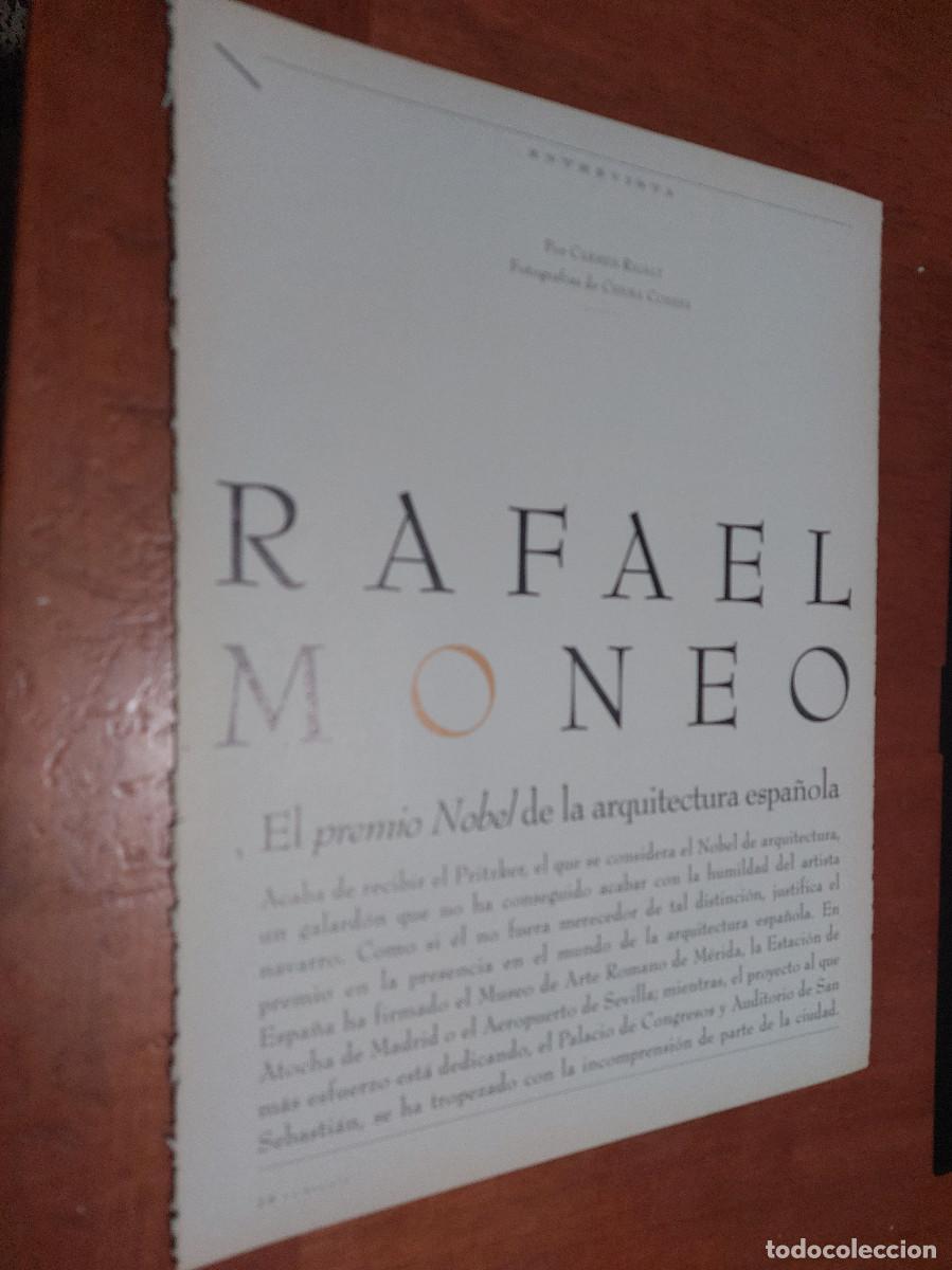 Sammeln von Zeitschriften und Zeitungen: RAFAEL MONEO. ARQUITECTURA. 4 P&Aacute;GINAS. ARTICULO. EXTRAIDO DE REVISTA. COMPLETO