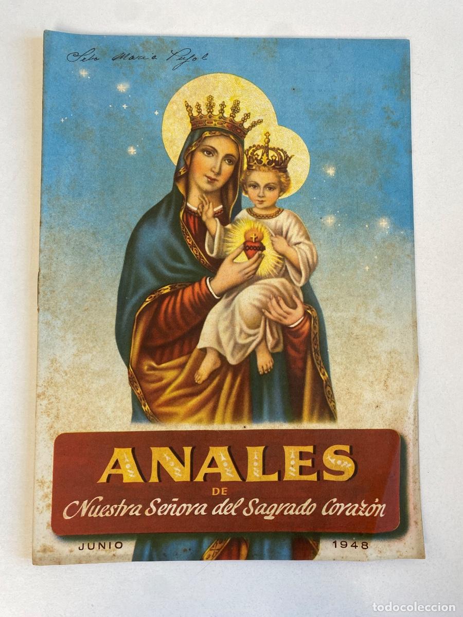 Coleccionismo de Revistas y Peri&oacute;dicos: ANALES de Nuestra Se&ntilde;ora del Sagrado Corazon - junio 1948 - ver fotos