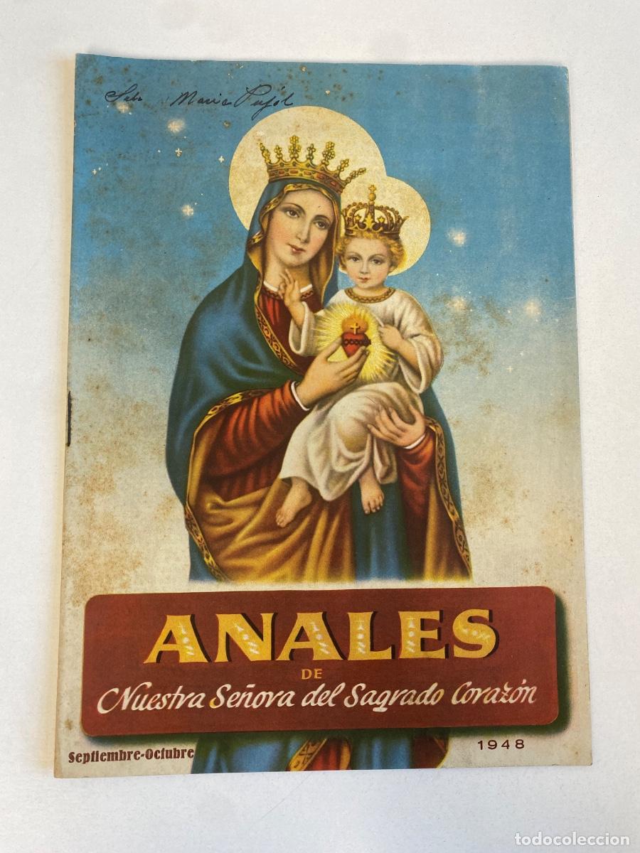 Coleccionismo de Revistas y Peri&oacute;dicos: ANALES de Nuestra Se&ntilde;ora del Sagrado Corazon - septiembre octubre 1948 - ver fotos