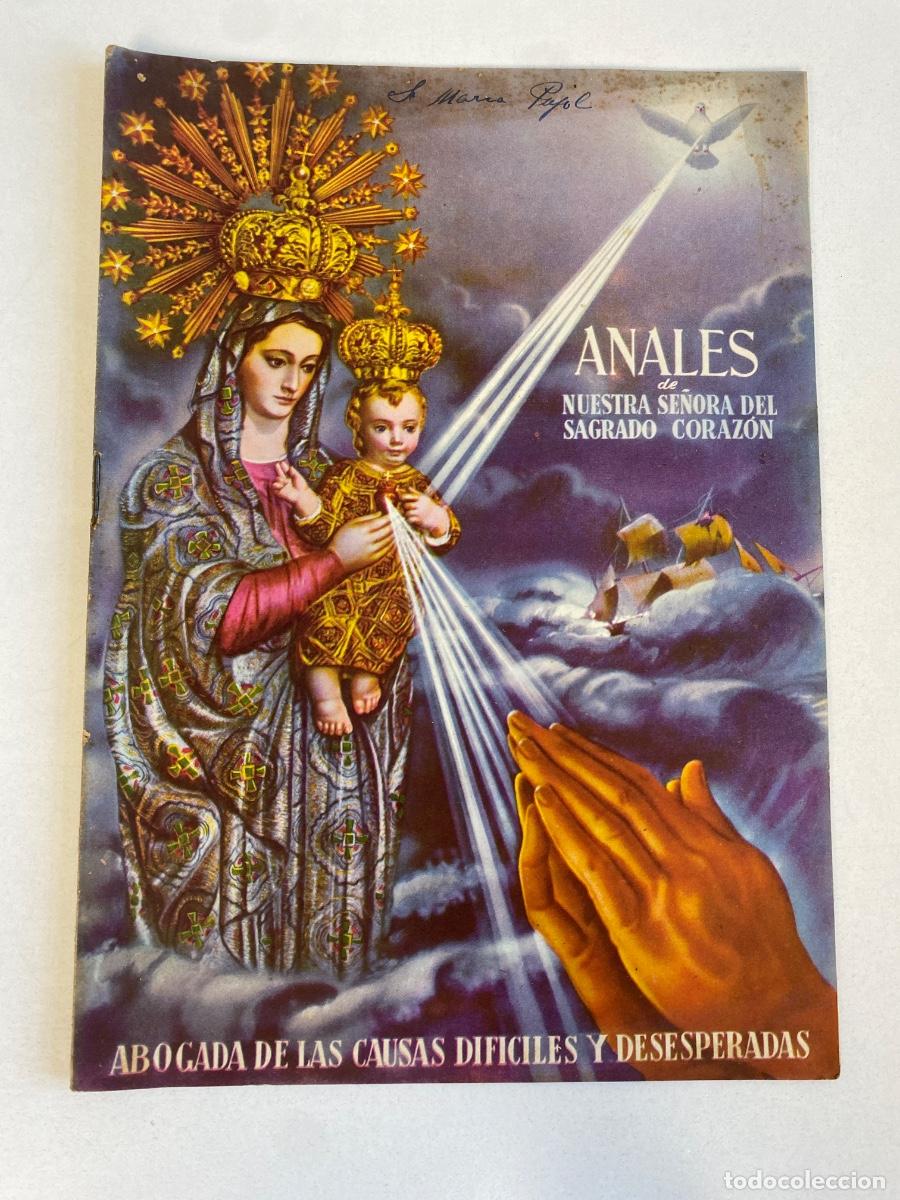 Coleccionismo de Revistas y Peri&oacute;dicos: ANALES de Nuestra Se&ntilde;ora del Sagrado Corazon - marzo 1956 - ver fotos
