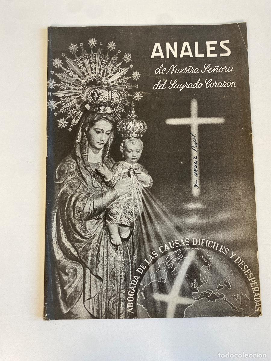 Coleccionismo de Revistas y Peri&oacute;dicos: ANALES de Nuestra Se&ntilde;ora del Sagrado Corazon - octubre 1954 - ver fotos