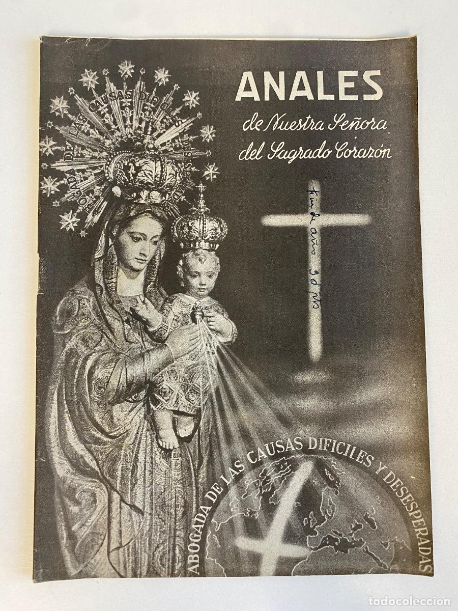 Coleccionismo de Revistas y Peri&oacute;dicos: ANALES de Nuestra Se&ntilde;ora del Sagrado Corazon - diciembre 1956 - ver fotos