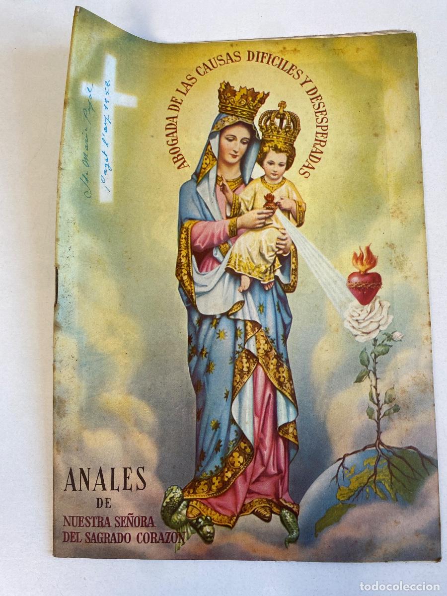 Coleccionismo de Revistas y Peri&oacute;dicos: ANALES de Nuestra Se&ntilde;ora del Sagrado Corazon - enero 1958 - ver fotos