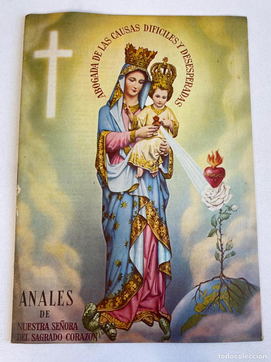 Coleccionismo de Revistas y Peri&oacute;dicos: ANALES de Nuestra Se&ntilde;ora del Sagrado Corazon - marzo 1958 - ver fotos