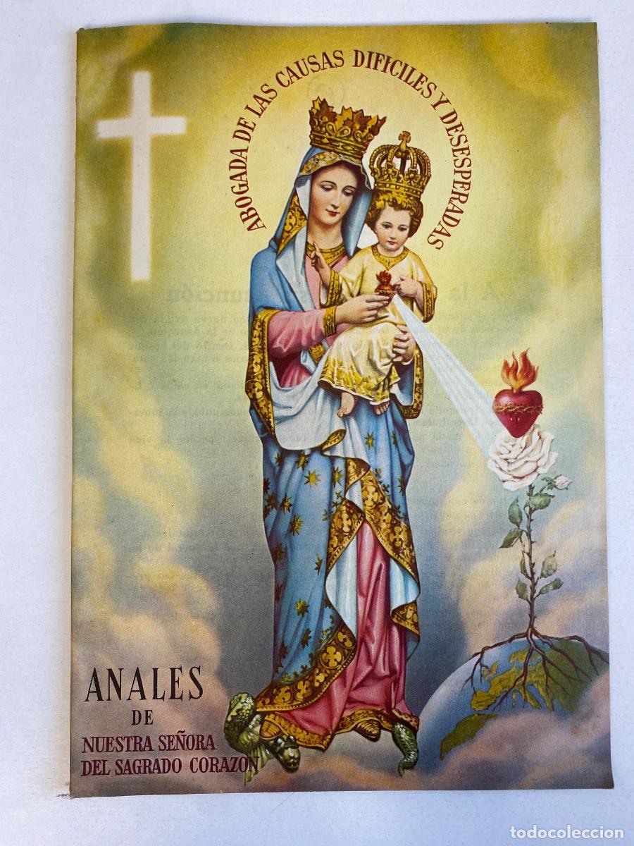 Coleccionismo de Revistas y Peri&oacute;dicos: ANALES de Nuestra Se&ntilde;ora del Sagrado Corazon - julio agosto 1958 - ver fotos