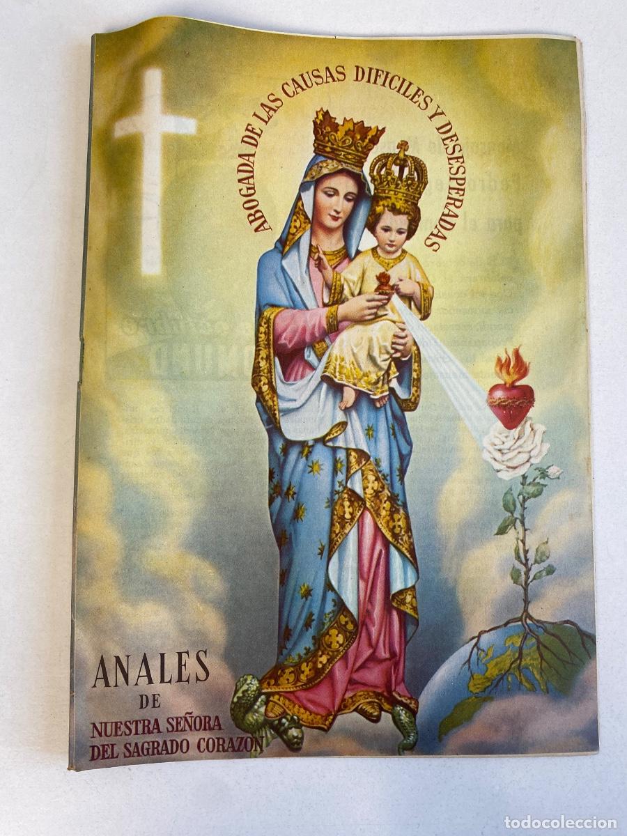 Coleccionismo de Revistas y Peri&oacute;dicos: ANALES de Nuestra Se&ntilde;ora del Sagrado Corazon - octubre 1958 - ver fotos