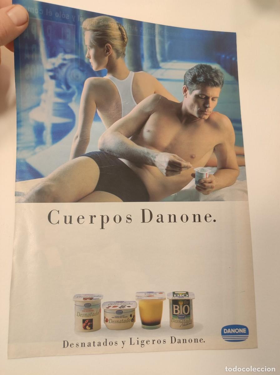 Coleccionismo de Revistas y Peri&oacute;dicos: HOJA PUBLICIDAD REVISTA ORIGINAL VINTAGE. CUERPOS DANONE