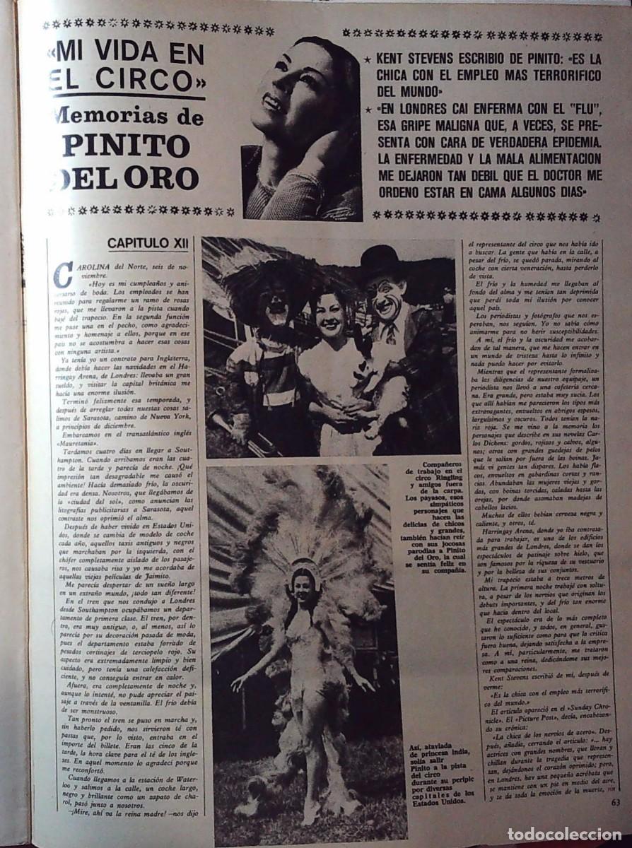 Coleccionismo de Revistas y Peri&oacute;dicos: PINITO DE ORO MEMORIAS MI VIDA EN EL CIRCO SEMANA