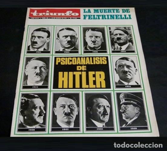 Collezionismo di Riviste e Giornali: [REVISTA TRIUNFO]. N&ordm; 495. A&Ntilde;O 1972. PSICOANALISIS DE HITLER. LA MUERTE DE FELTRINELLI.