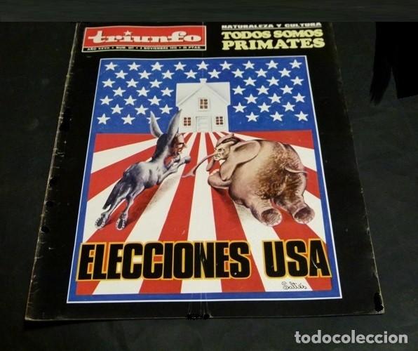 Collection Magazines and Newspapers: [REVISTA TRIUNFO]. N&ordm; 527. A&Ntilde;O 1972. TODOS SOMOS PRIMATES. ELECCIONES USA.