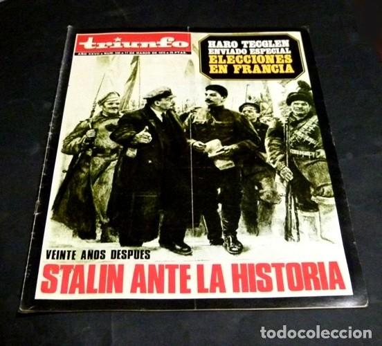 Sammeln von Zeitschriften und Zeitungen: [REVISTA TRIUNFO]. N&ordm; 546. A&Ntilde;O 1973. STALIN ANTE LA HISTORIA. HARO TECGLEN.
