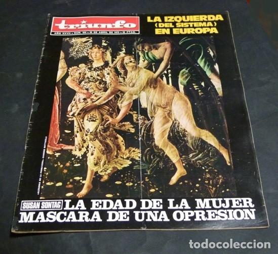 Collectionnisme de Revues et Journaux: [REVISTA TRIUNFO]. N&ordm; 552. A&Ntilde;O 1973. LA IZQUIERDA EN EUROPA.