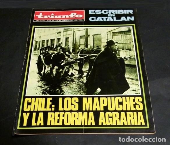 Collezionismo di Riviste e Giornali: [REVISTA TRIUNFO]. N&ordm; 560. A&Ntilde;O 1973. CHILE. LOS MAPUCHES. REFORMA AGRARIA.