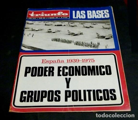 Sammeln von Zeitschriften und Zeitungen: [REVISTA TRIUNFO]. N&ordm; 649. A&Ntilde;O 1975. ESPA&Ntilde;A [1939-1975]. PODER ECONOMICO Y GRUPOS POLITICOS.