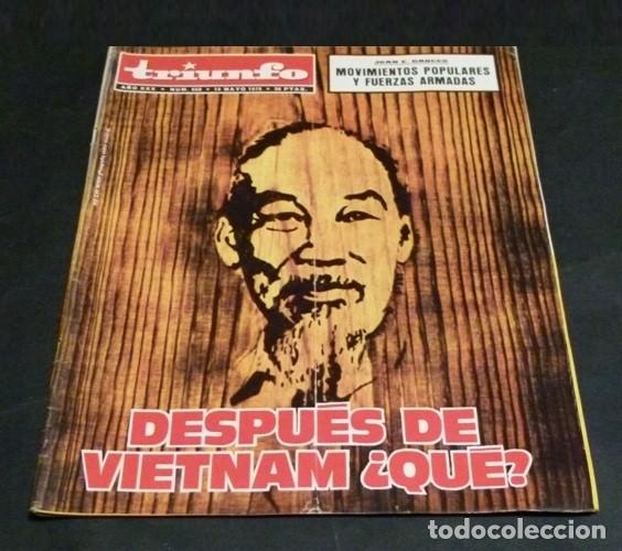 Coleccionismo de Revistas y Peri&oacute;dicos: [REVISTA TRIUNFO]. N&ordm; 658. A&Ntilde;O 1975. MOVIMIENTOS POPULARES Y FUERZAS ARMADAS. VIETNAM.