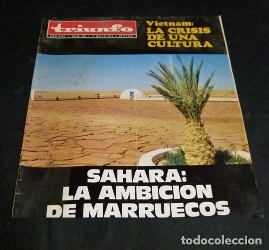 Collezionismo di Riviste e Giornali: [REVISTA TRIUNFO]. N&ordm; 659. A&Ntilde;O 1975. SAHARA. LA AMBICION DE MARRUECOS.