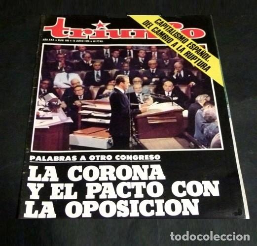 Sammeln von Zeitschriften und Zeitungen: [REVISTA TRIUNFO]. N&ordm; 698. A&Ntilde;O 1976. CAPITALISMO ESPA&Ntilde;OL. LA CORONA Y PACTO CON OPOSICION.