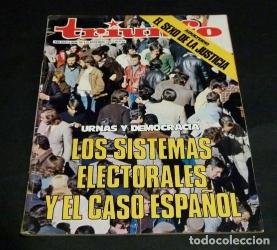 Collection Magazines and Newspapers: [REVISTA TRIUNFO]. N&ordm; 722. A&Ntilde;O 1976. LOS SISTEMAS ELECTORALES Y EL CASO ESPA&Ntilde;OL.