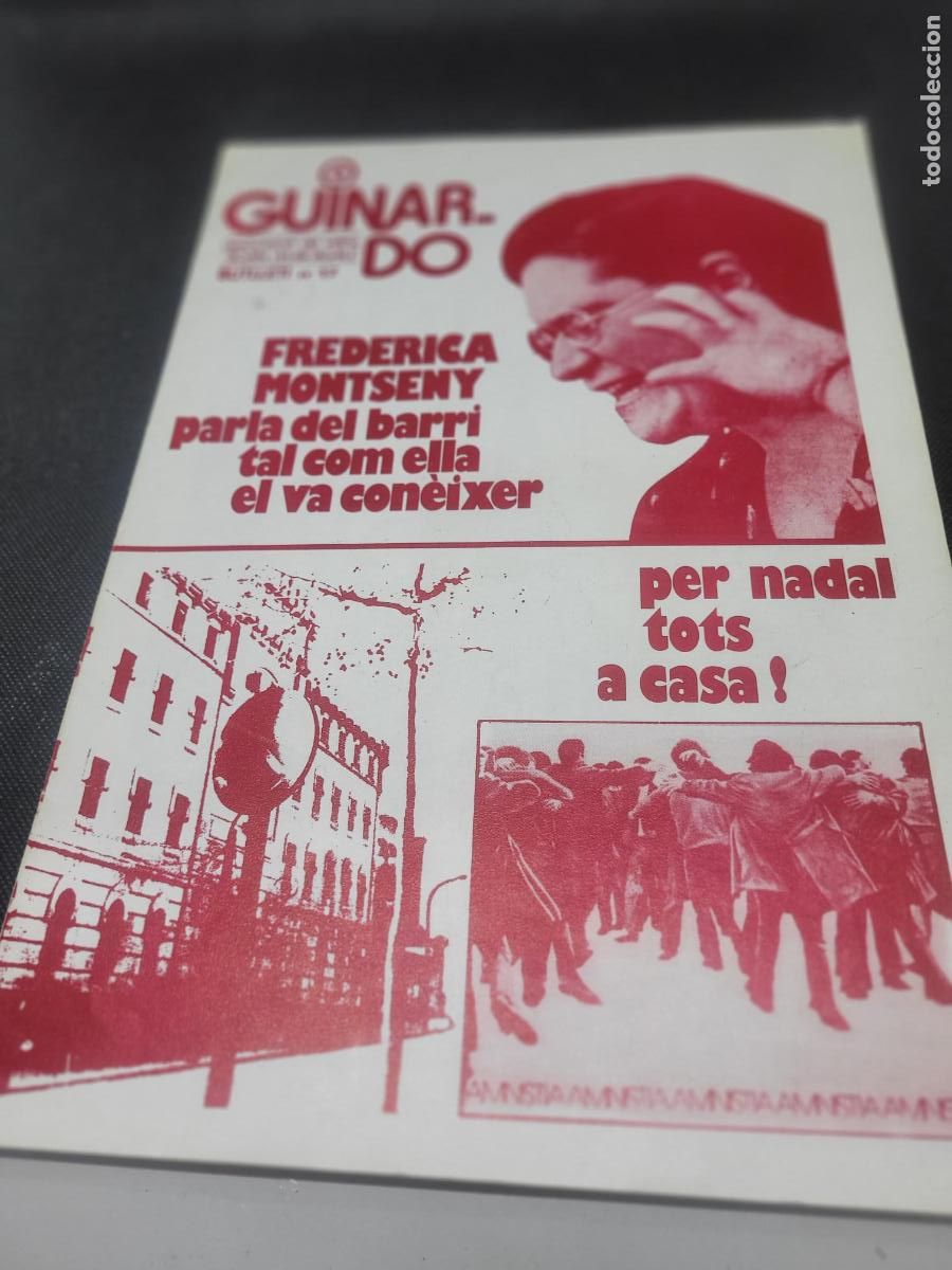 Collezionismo di Riviste e Giornali: GUINARD&Oacute; ASSOCIACIO DE VE&Iuml;NS JOAN MARAGALL NOVEMBRE DESEBRE 1976 FEDERICA MONTSENY