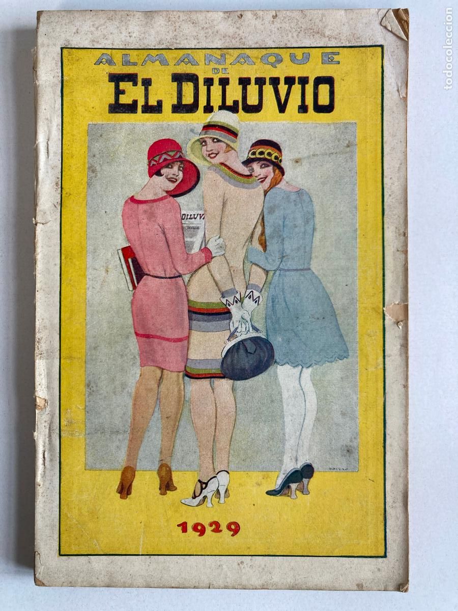 Coleccionismo de revistas y peri&oacute;dicos: ALMANAQUE EL DILUVIO A&Ntilde;O 1929