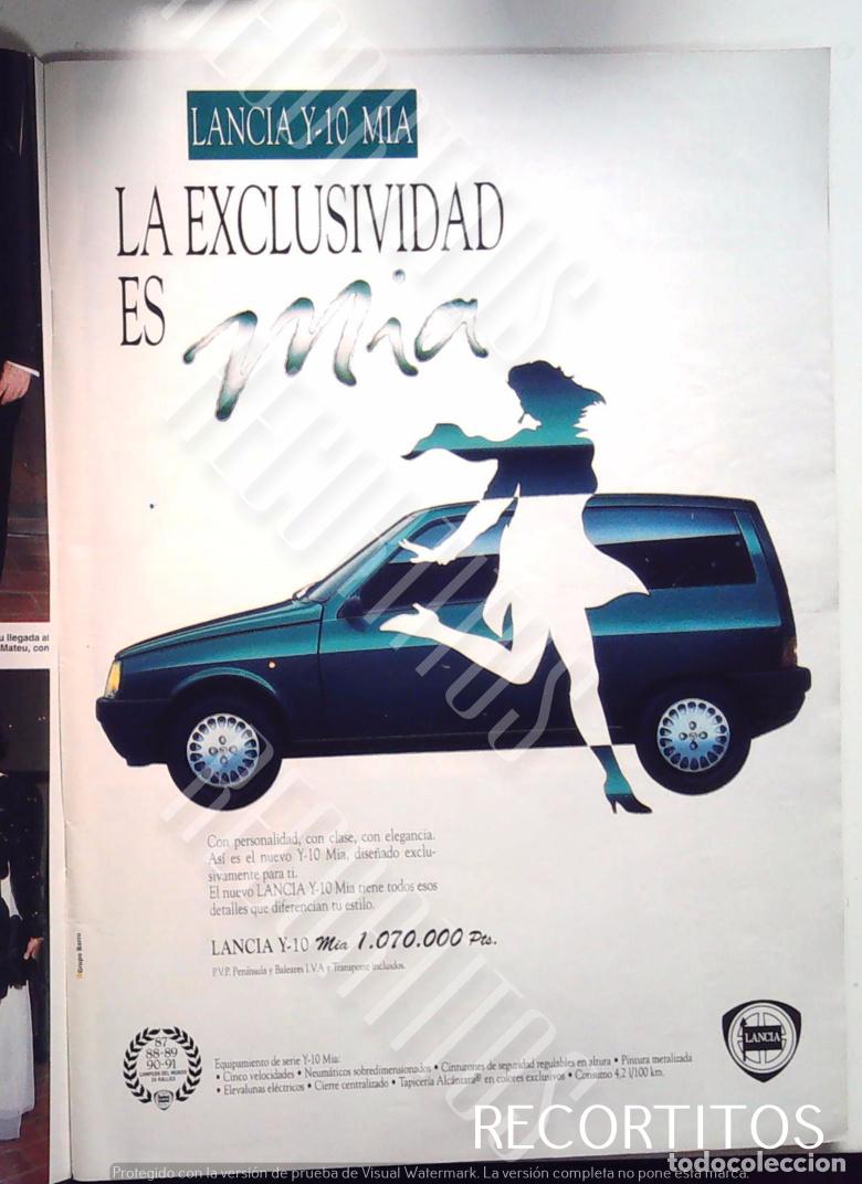 Coleccionismo de Revistas y Peri&oacute;dicos: LANCIA Y 10 ANUNCIO PUBLICIDAD