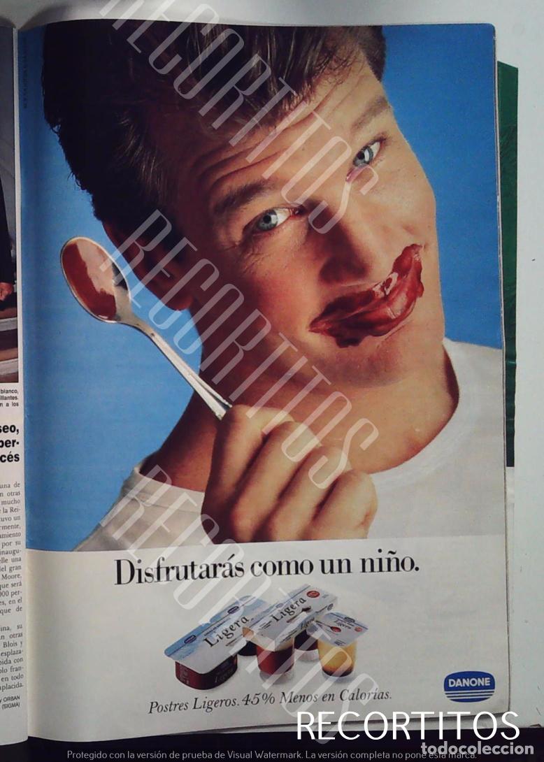 Coleccionismo de Revistas y Peri&oacute;dicos: DANONE ANUNCIO PUBLICIDAD YOGUR COPA