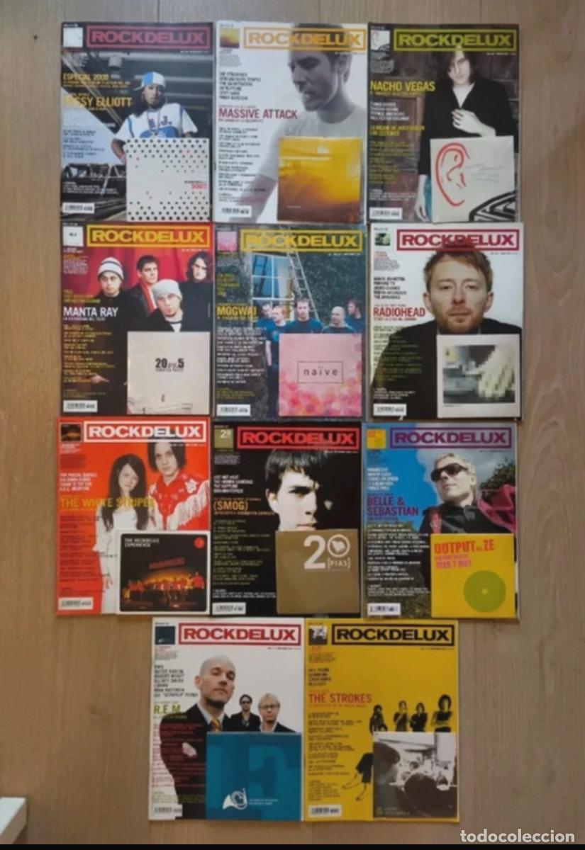 Coleccionismo de revistas y peri&oacute;dicos: Lote revistas Rockdelux + CDs 2003