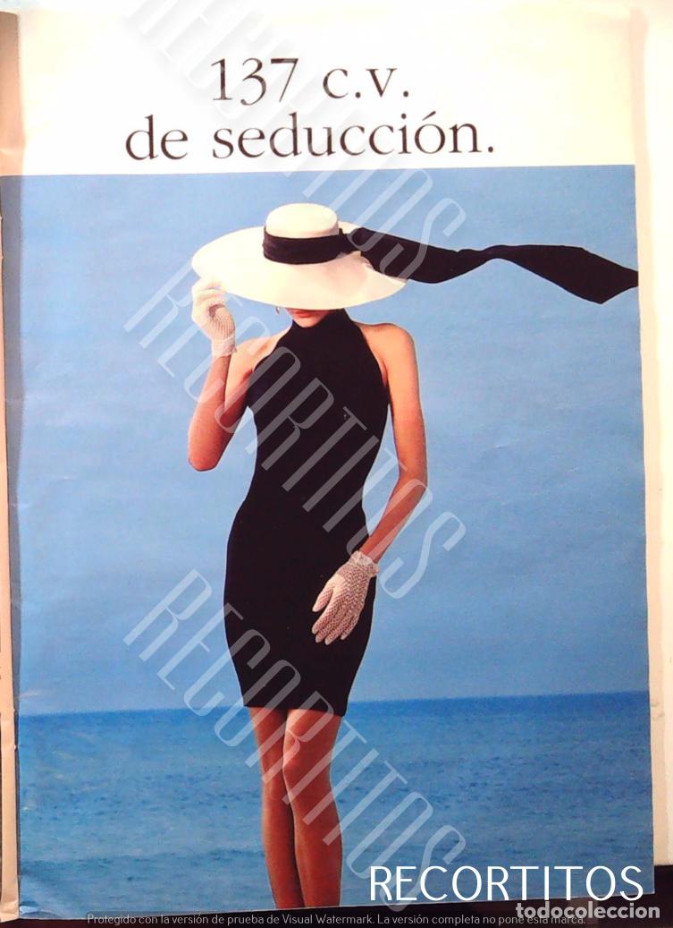 Coleccionismo de Revistas y Peri&oacute;dicos: RENAULT 19 ANUNCIO PUBLICIDAD CABRIOLET