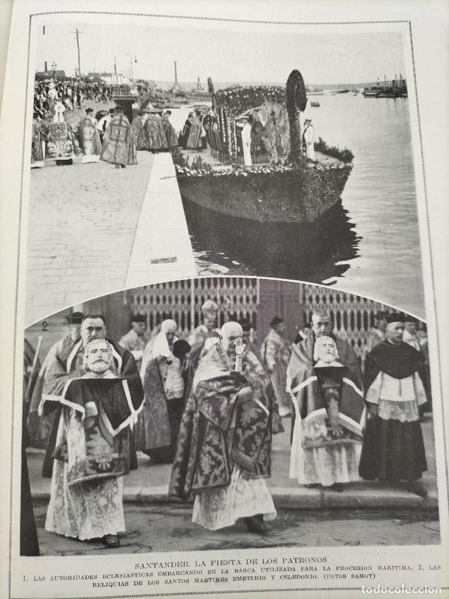 Colecionismo de Revistas e Jornais: ZUMAYA SANTANDER FIESTA PATRONOS SEVILLA ROMERIA SIEERRA PUERTO PAJARES REVILLA GIGEDO A&Ntilde;O 1924